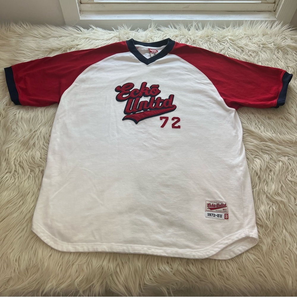 Vintage 90s Y2K Ecko UNLTD 72 Sewn Baseball Jersey T Shirt Streetwear Men’s XL